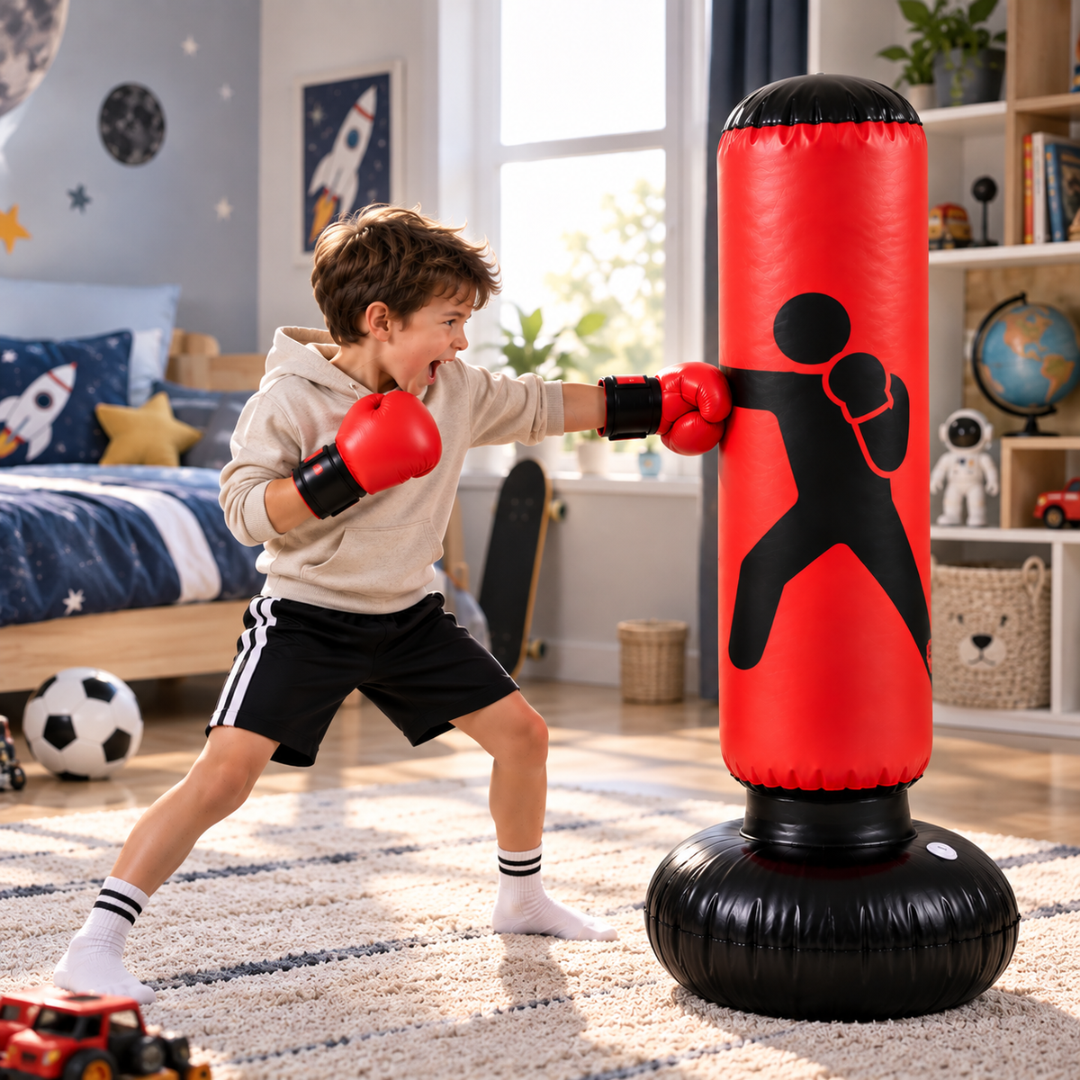 MiniBox® Çocuk Boks Torbası – Enerjisini Eğlenceye Dönüştür!
