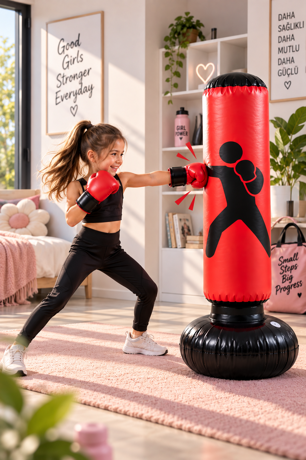 MiniBox® Çocuk Boks Torbası – Enerjisini Eğlenceye Dönüştür!