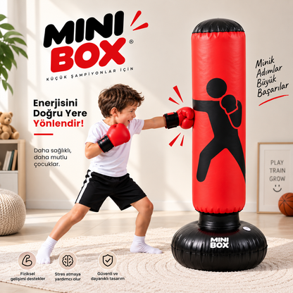 MiniBox® Çocuk Boks Torbası – Enerjisini Eğlenceye Dönüştür!